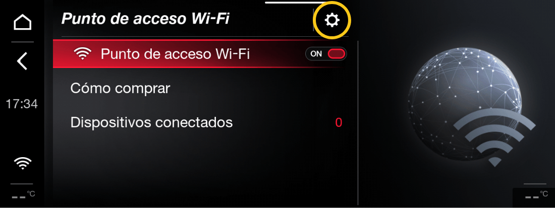 Alfa Romeo Wi-Fi Connexion