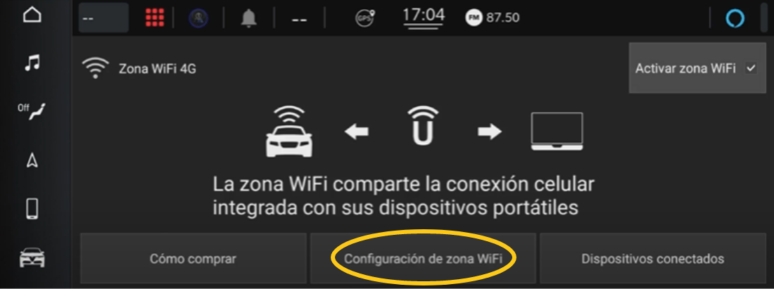 Alfa Romeo Wi-Fi Connexion